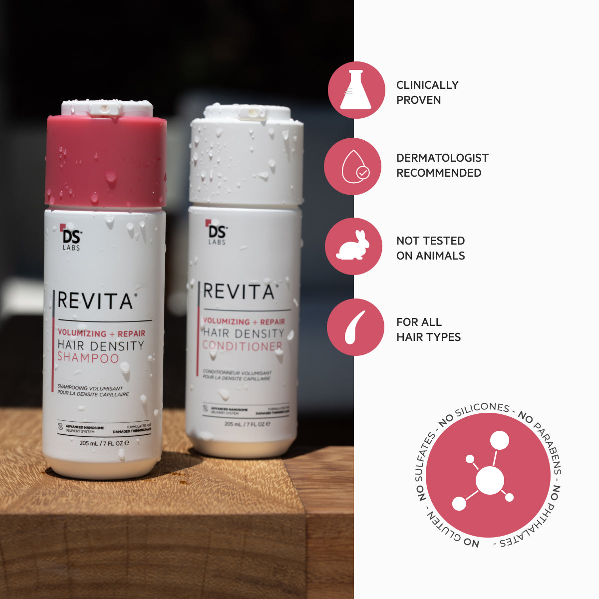 Revita Kit | Volumizing + Repair Hair Density Shampoo & Conditioner