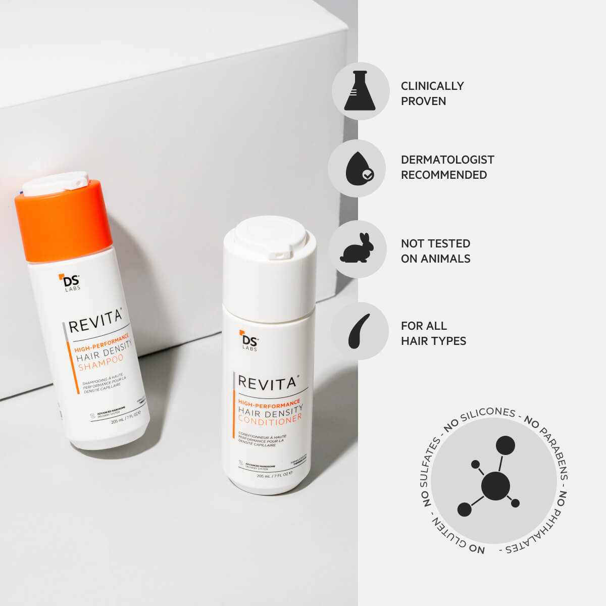 Men's Hair Density Kit PLUS | Revita Shampoo/Conditioner+ Spectral Men's + Revita Tablets®