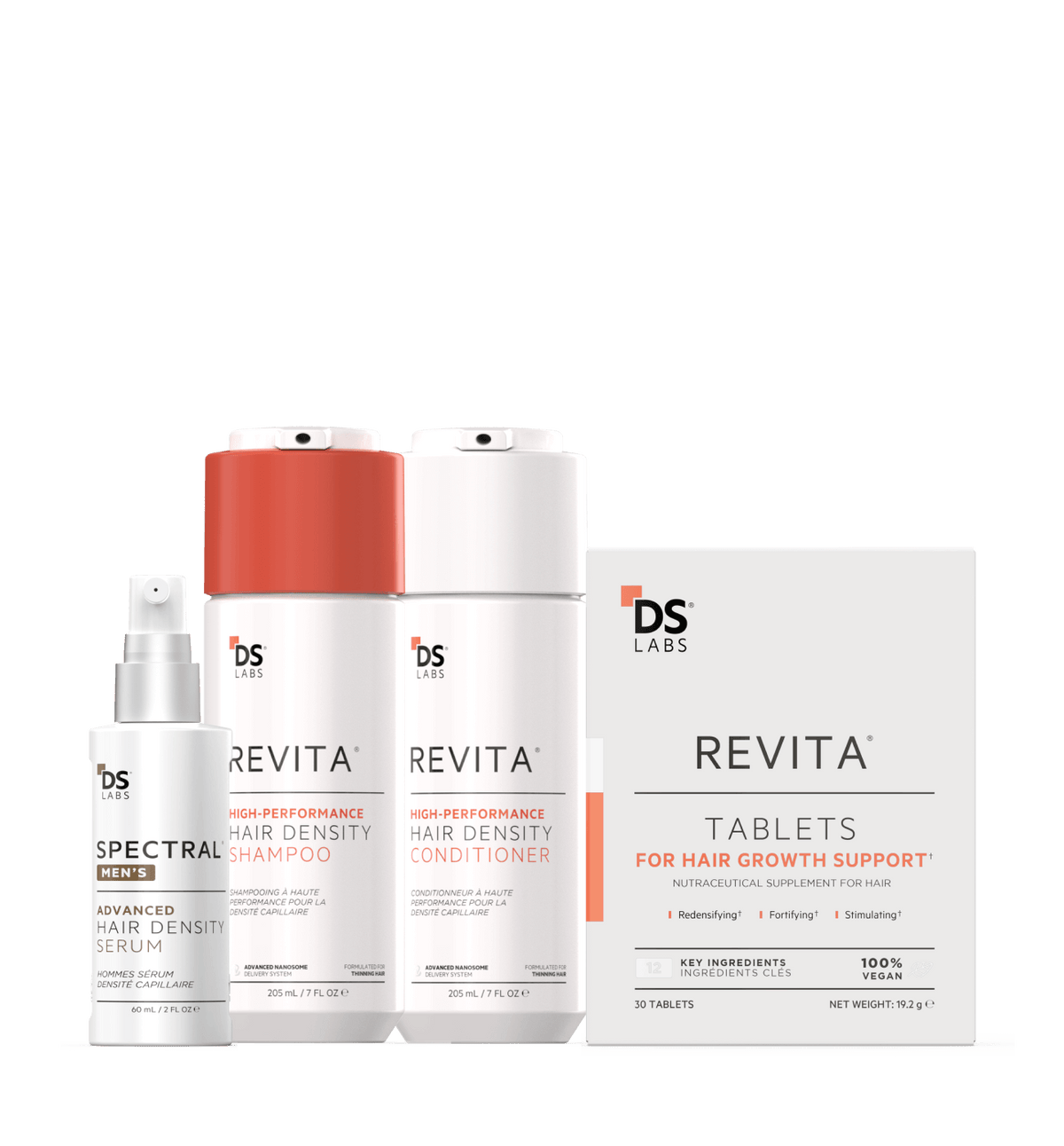 Men's Hair Density Kit PLUS | Revita Shampoo/Conditioner+ Spectral Men's + Revita Tablets®