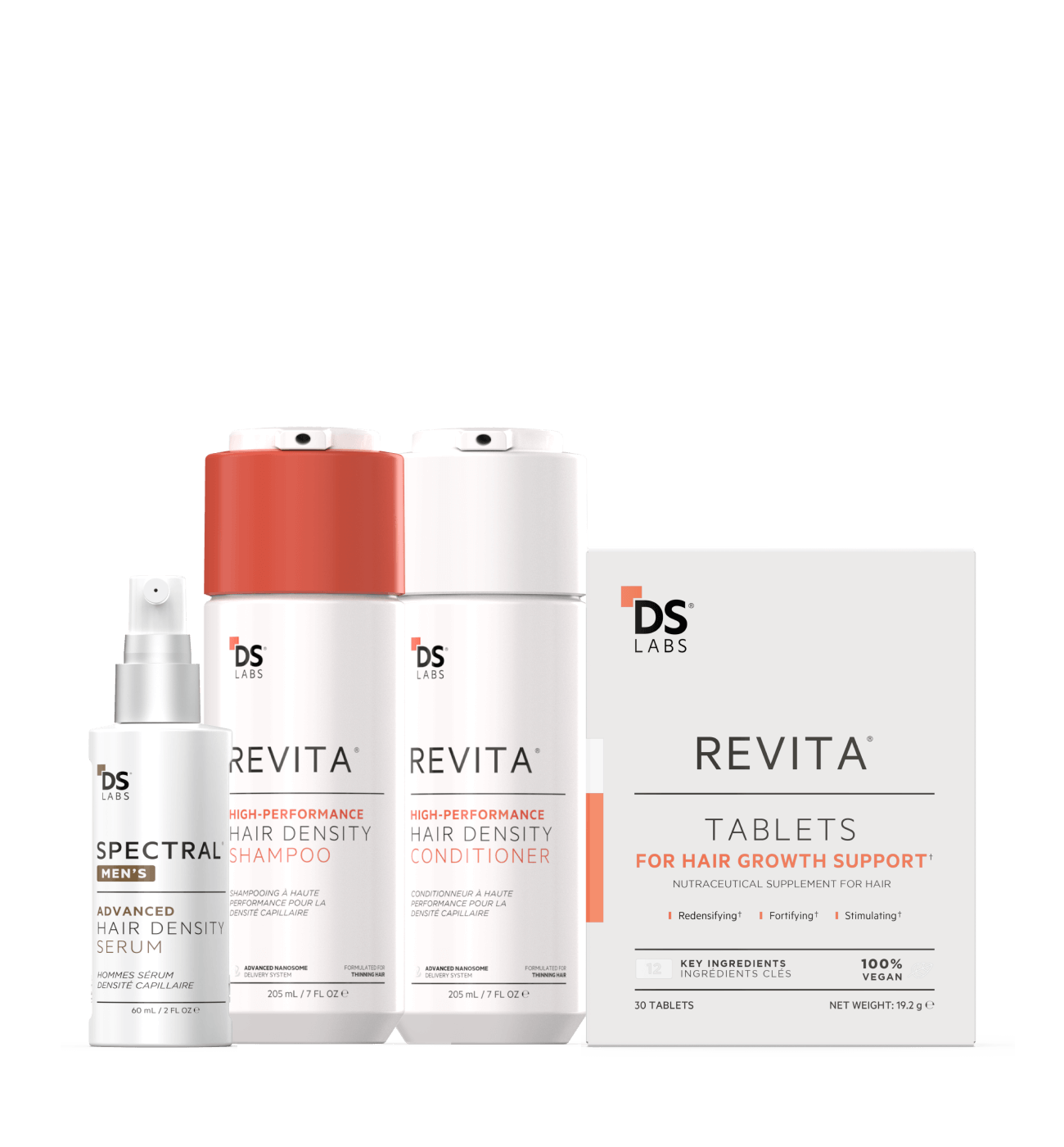 Men's Hair Density Kit PLUS | Revita Shampoo/Conditioner+ Spectral Men's + Revita Tablets®