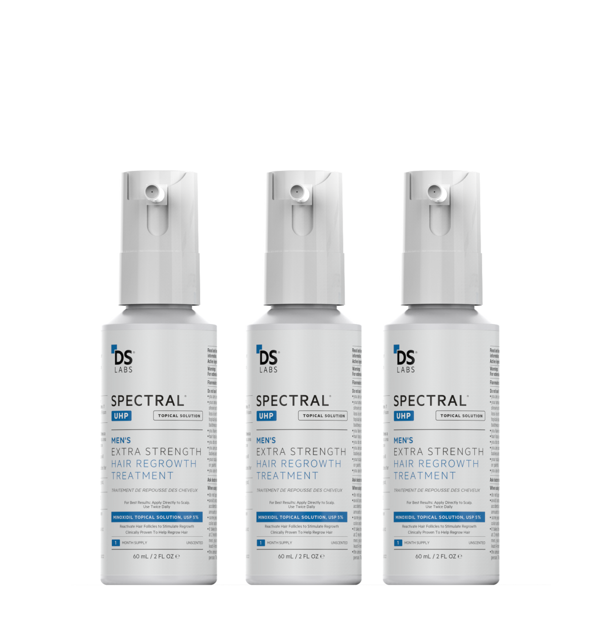 Spectral.UHP 3 Month Supply | Extra Strength Hair Regrowth Treatment with Minoxidil 5%