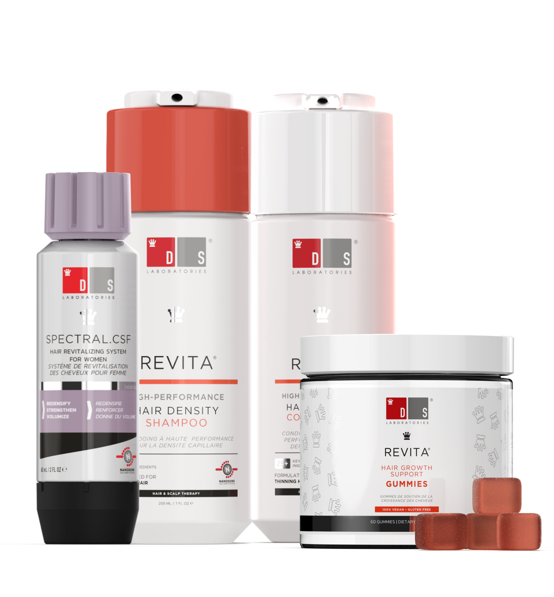 Women's Hair Density Kit SUPPORT  Revita Shampoo/Conditioner + Spectr – DS  Healthcare Group