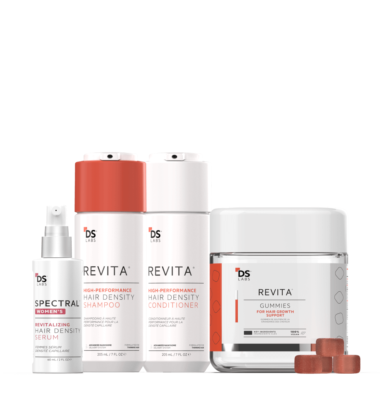 Women's Hair Density Kit SUPPORT | Revita Shampoo/Conditioner + Spectral Women's + Revita Gummies