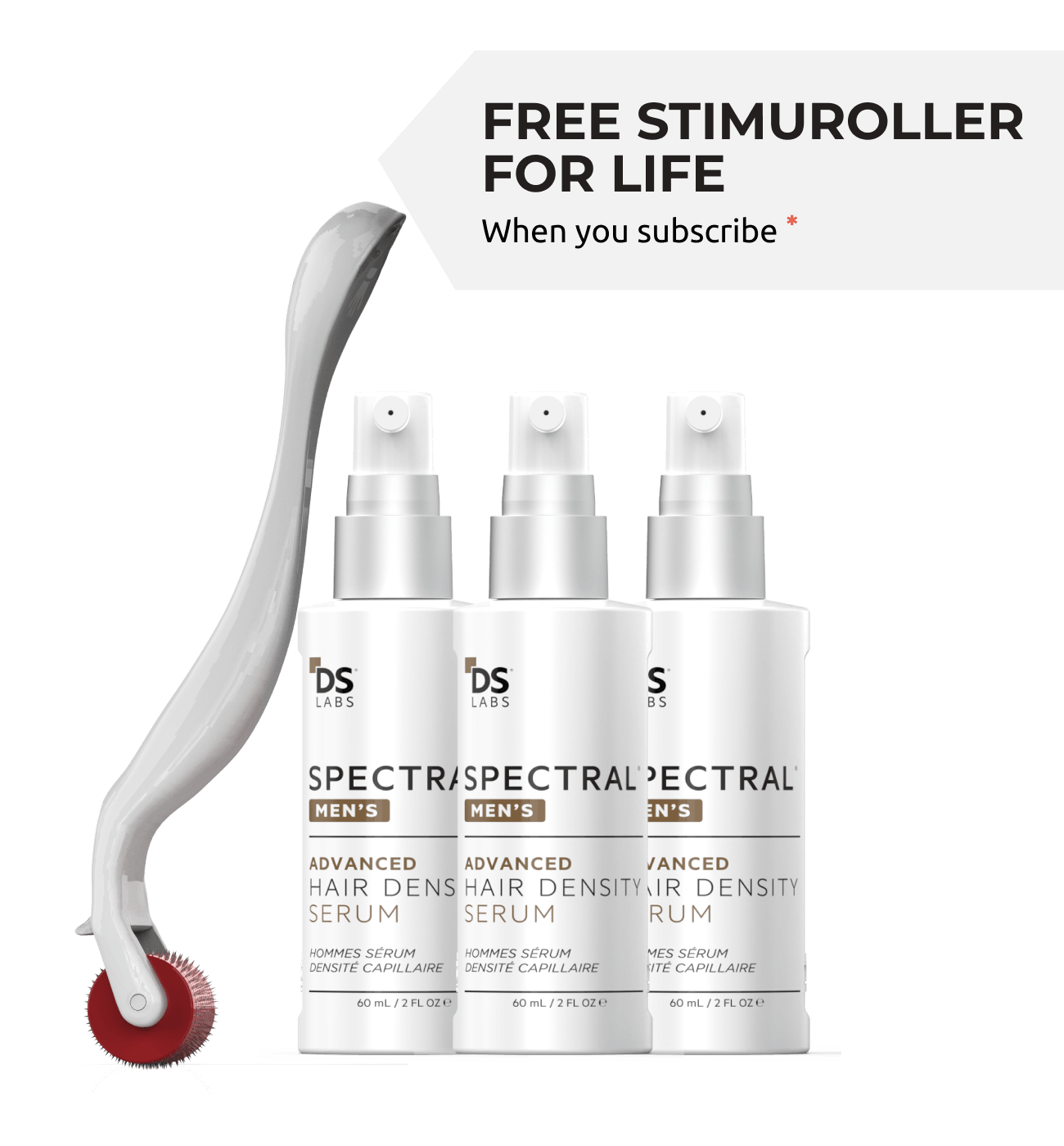 SPECTRAL MEN'S (DNC-N) 3 MONTH SUPPLY|+ FREE STIMUROLLER FOR LIFE!