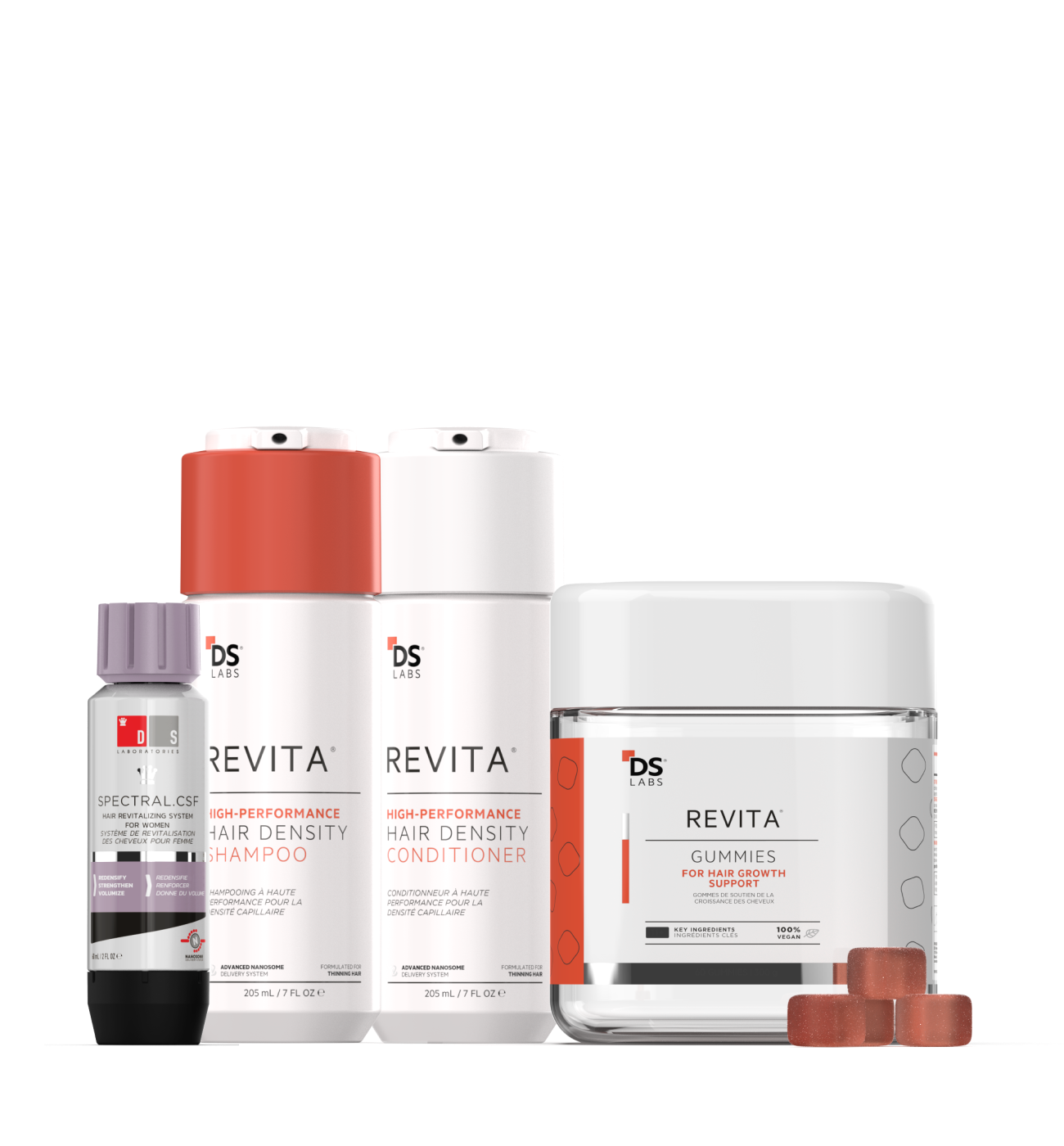 Womens Hair Density Kit Support Revita Shampoo Conditioner Spectr