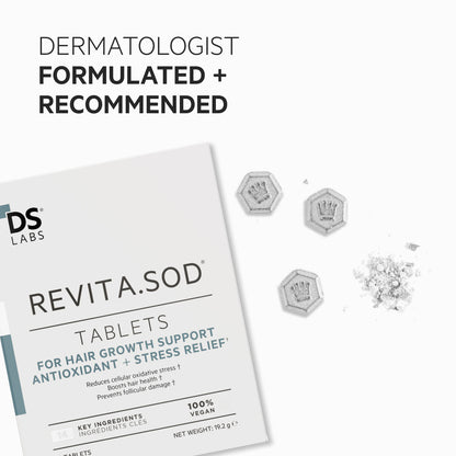 Revita.SOD 2 Pack - 2 Month Supply | TABLETS FOR HAIR GROWTH SUPPORT + ANTIOXIDANT + STRESS RELIEF