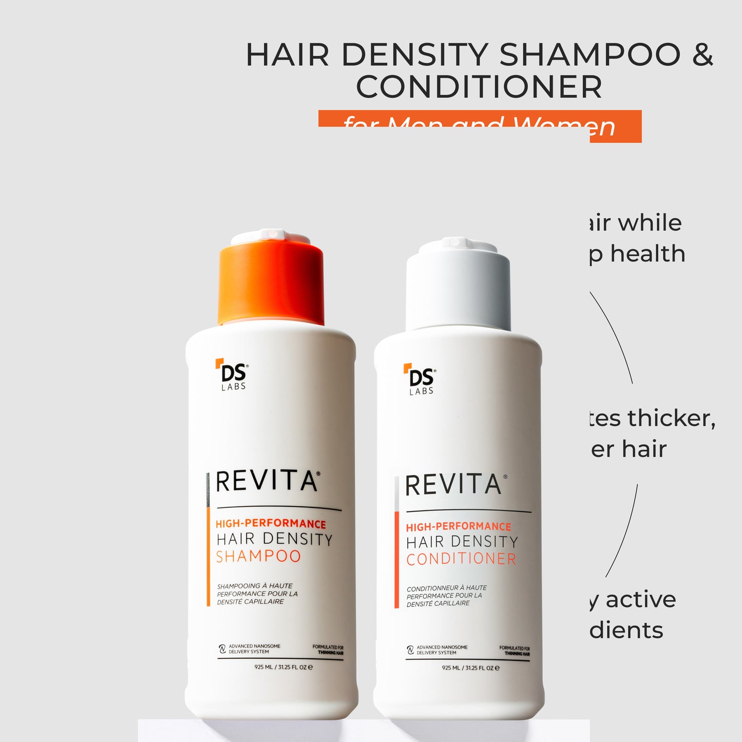 Revita 925ML Kit | High-Performance Hair DENSITY Shampoo & Conditioner