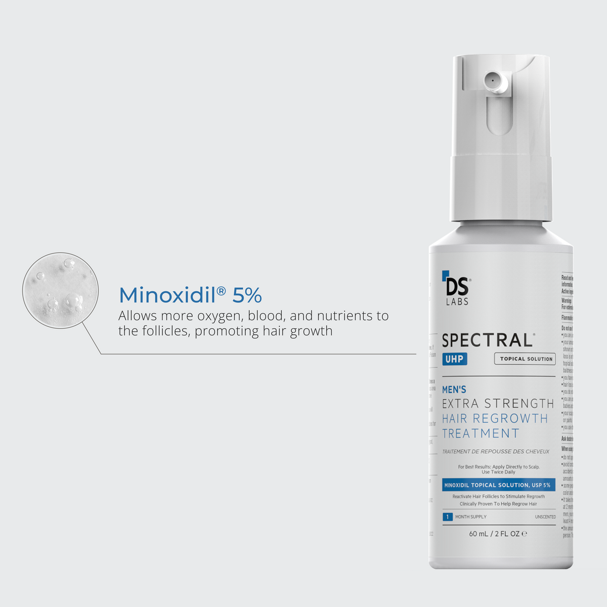 Spectral.UHP | Extra Strength Hair Regrowth Treatment w/ Minoxidil 5%