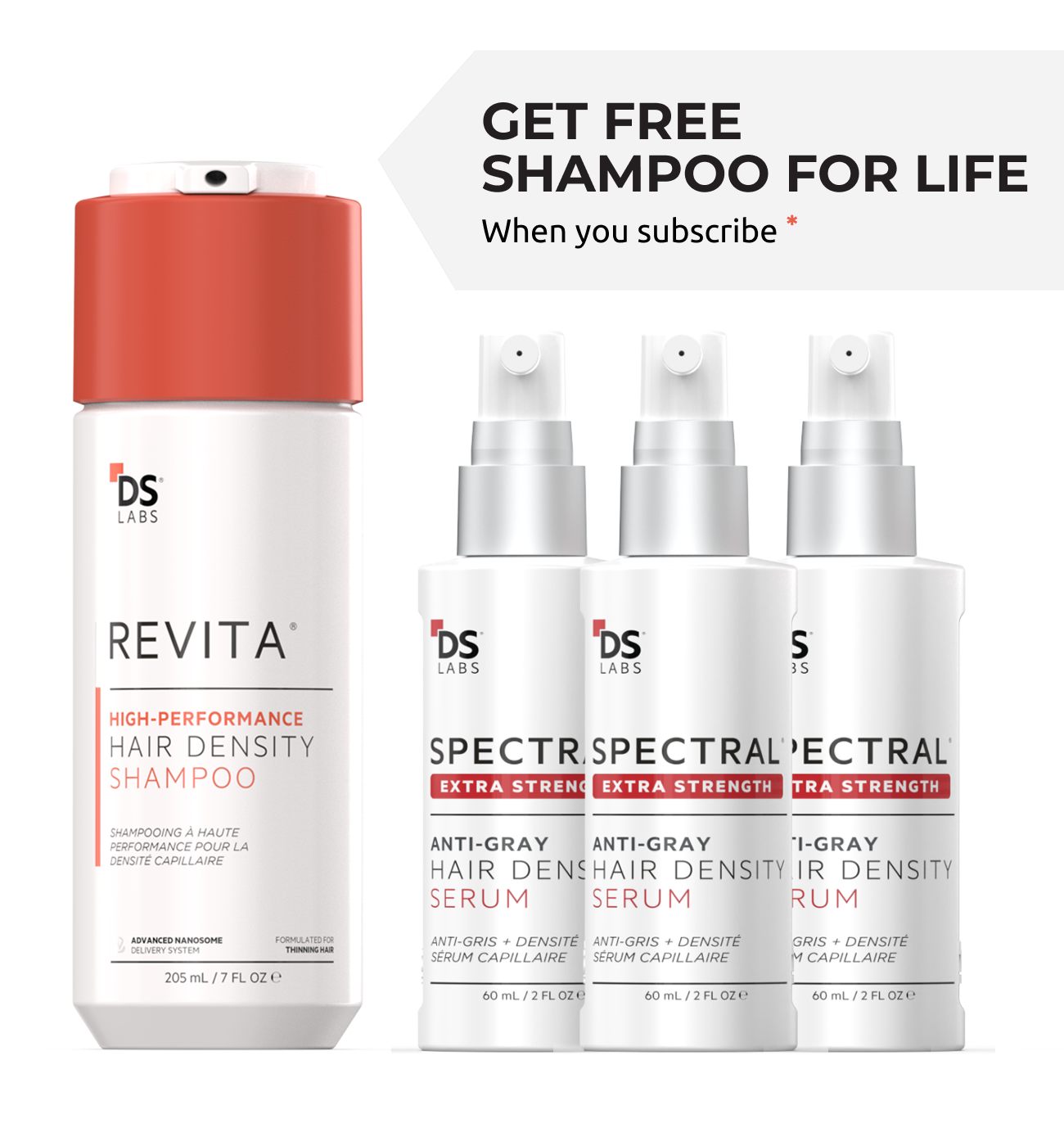 SPECTRAL EXTRA STRENGTH® 3 Month Supply | + Free Shampoo For Life!