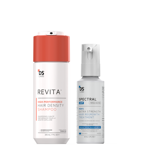 Men's Hair Regrowth Stimulation Kit | Spectral.UHP + Revita