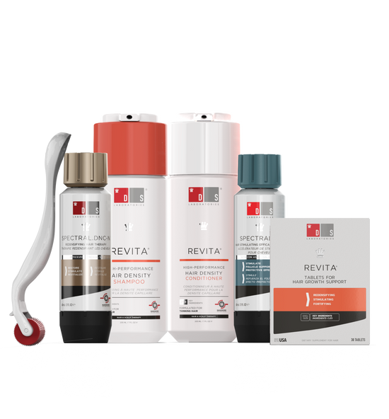 Complete Hair Density Kit | Revita Shampoo/Conditioner + DNC-N + F7 + Tablets + Stimuroller 0.5