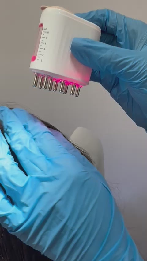 Scalp Activator paired with a DS Labs hair density serum