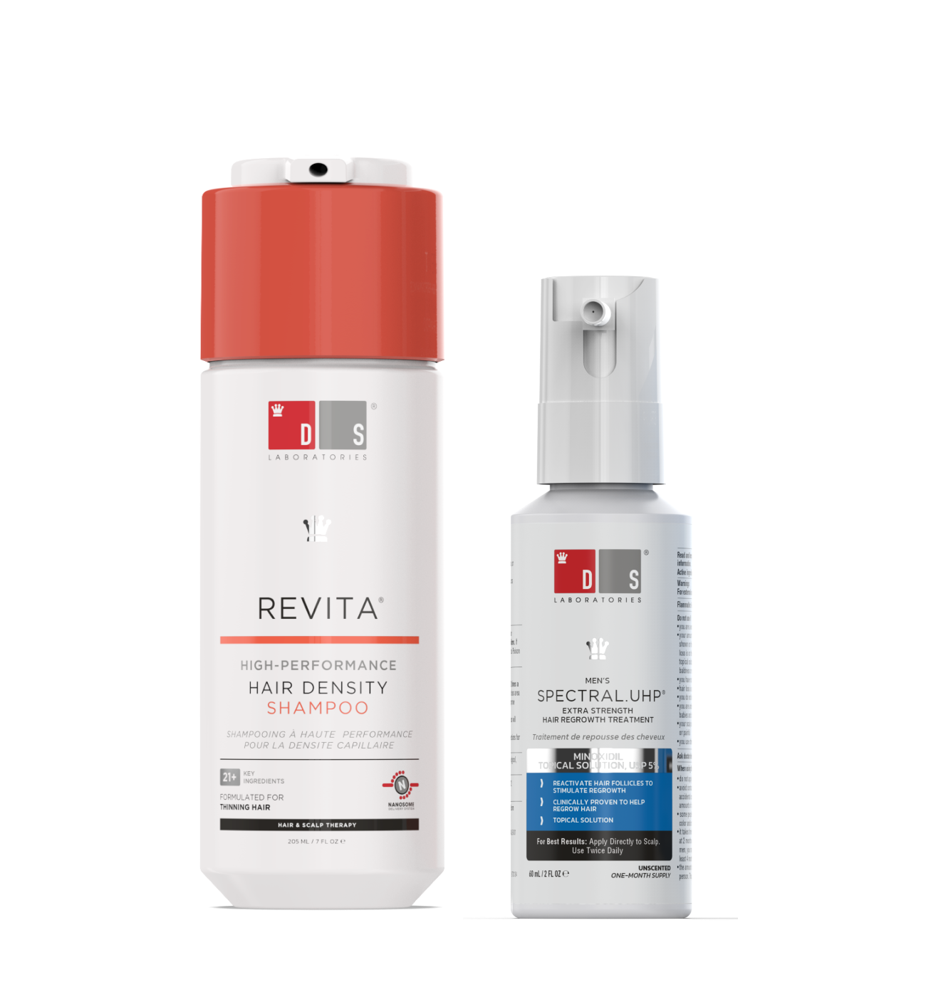 Load image into Gallery viewer, Men&amp;#39;s Hair Regrowth Stimulation Kit | Spectral.UHP + Revita Shampoo
