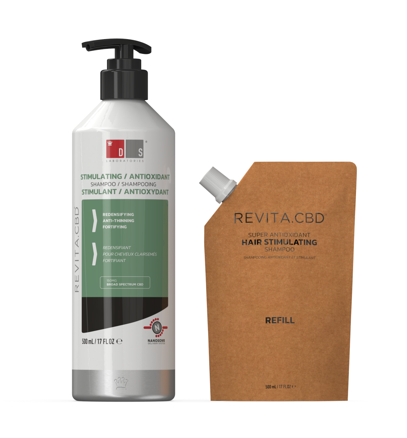 Revita.CBD Super Antioxidant Hair DENSITY CBD Shampoo 500ml DS