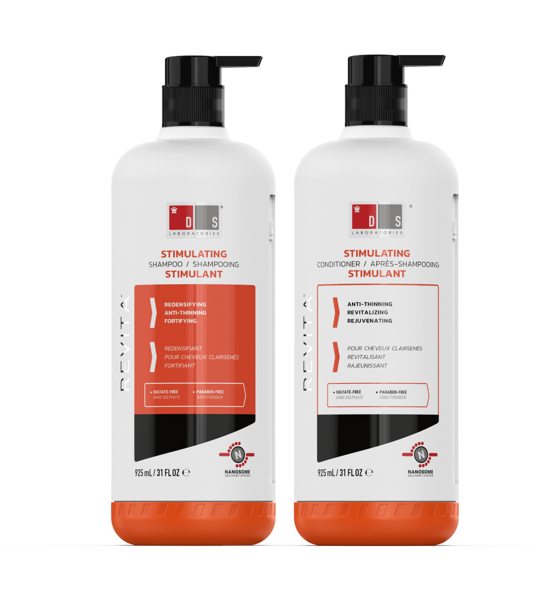 Revita 925ml Kit High Performance Hair Density Shampoo And Conditioner